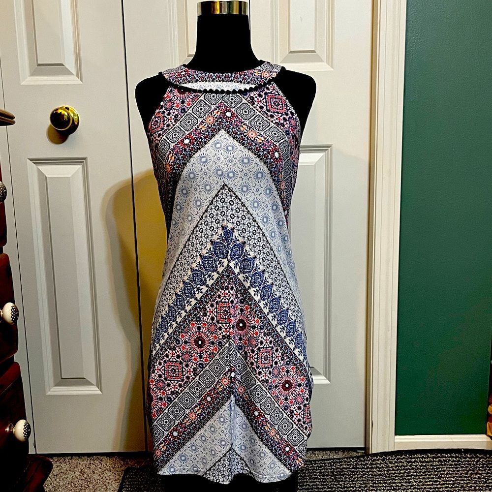 Y2K Handkerchief Hippie Style Sleeveless Mini Dress